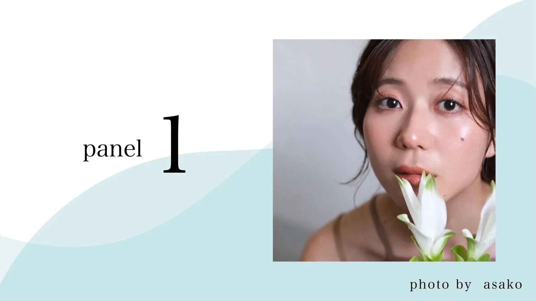 【No1】大西亜依展示パネル【350mm×350mm 】のサムネイル