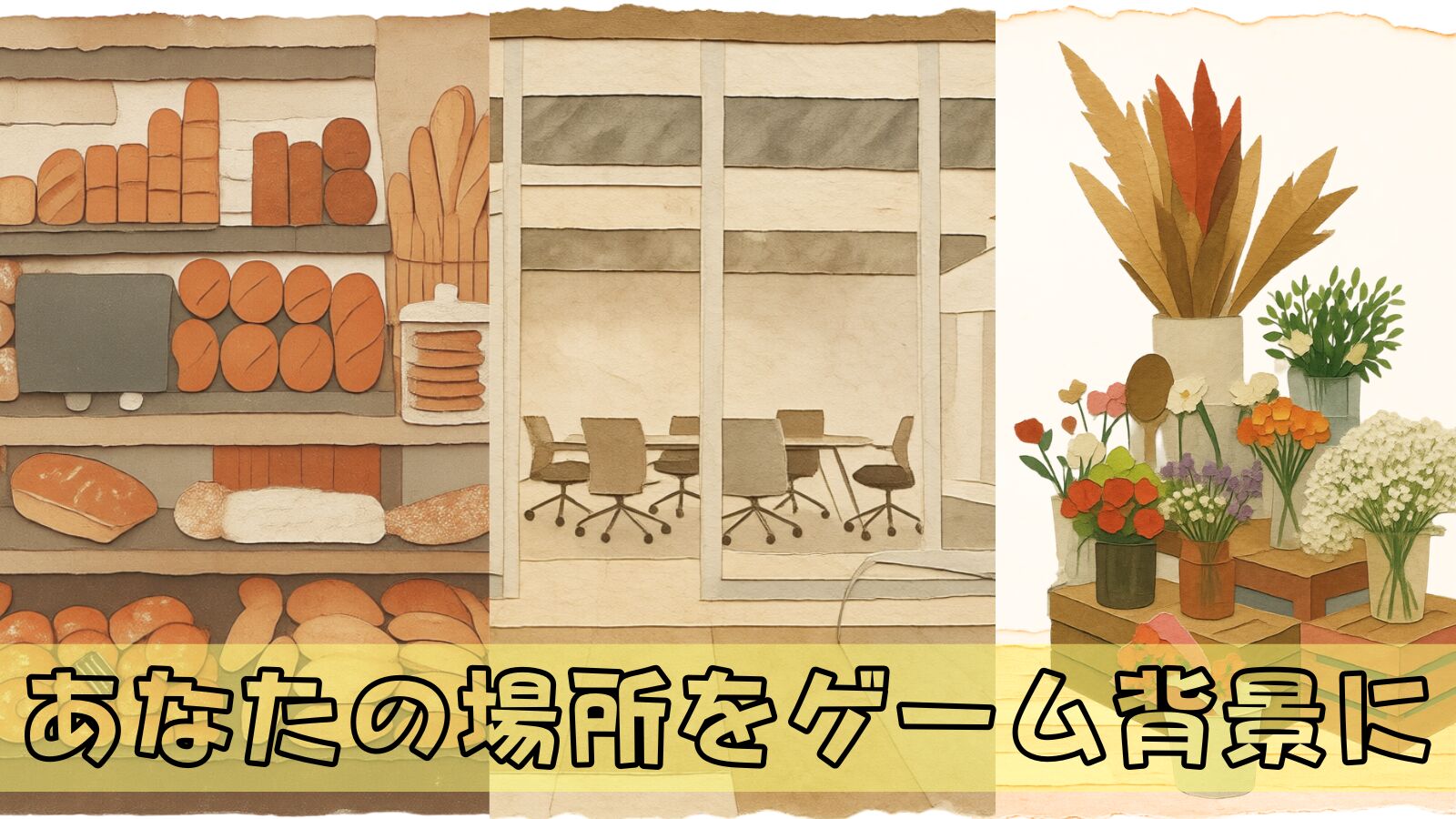 【あなたの場所が背景に登場】ゲーム背景登場権のサムネイル