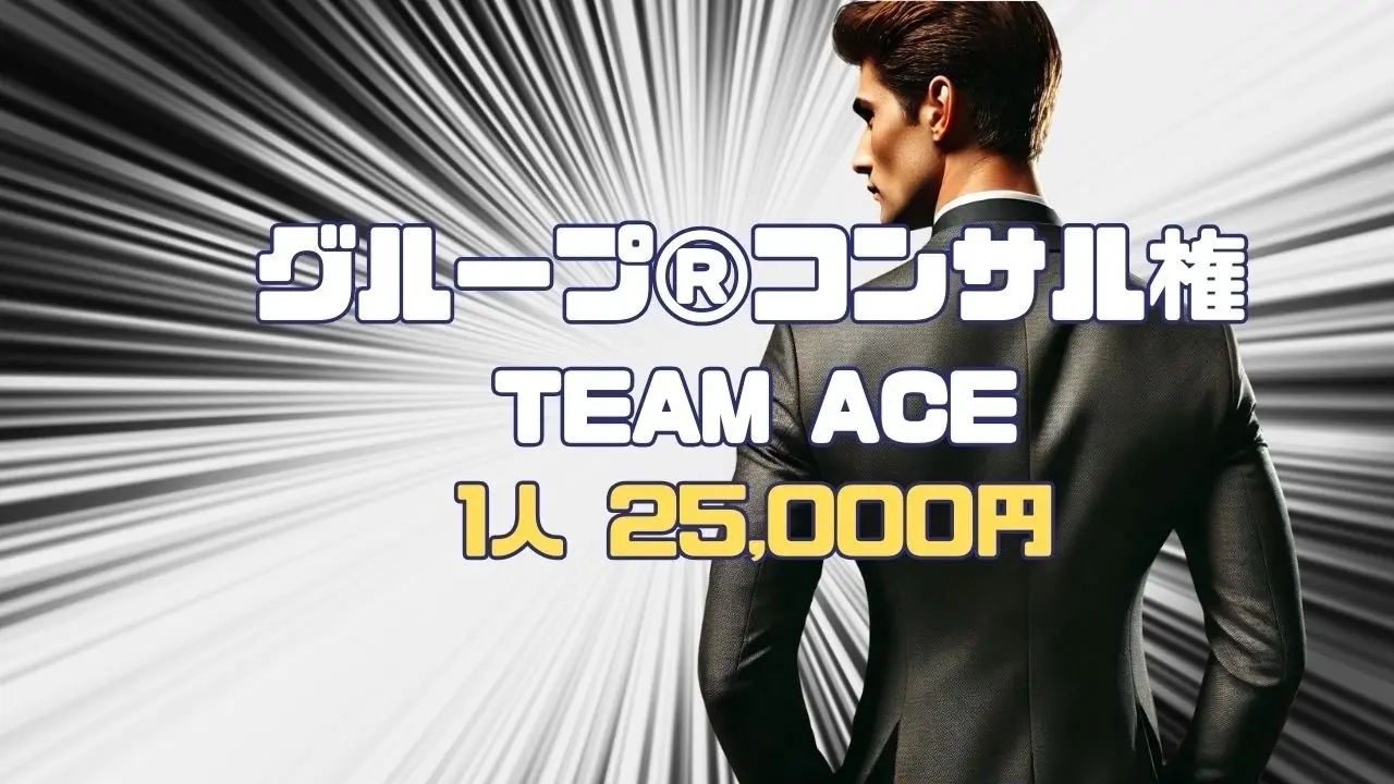 グループ®コンサル権 TEAM ACE ※実施日をご確認くださいのサムネイル