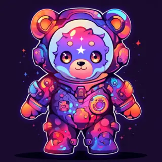 Galaxy Bearは、宇宙を冒険し友達を探す勇敢な宇宙探検家です。彼はさまざまな生き物と出会い、友情を育み、友達の輪を広げます。彼は謎の生物、遠い銀河のロボット、過去の文明の賢者と出会います。 彼らとともに、宇宙を舞台にした壮大な物語を織り成し、惑星間の友情と協力を育みます。困難や危機に立ち向かい、互いに助け合いながら、彼らの絆が強くなります。 ギャラクシーベアの物語は、冒険心に溢れる人々に感動を提供し、友情の大切さと宇宙の無限の可能性を伝えます。未知の宇宙を探検し、驚くべき冒険に出かけましょう。物語に触れることで、あなたも仲間になり、宇宙を旅する冒険家として素晴らしい経験を共有できます。